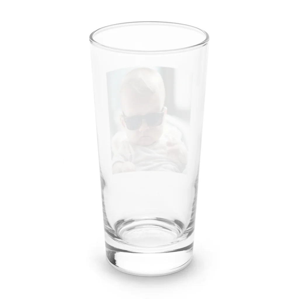 カルビーより湖池屋派のおい、タバコをくれ Long Sized Water Glass :back