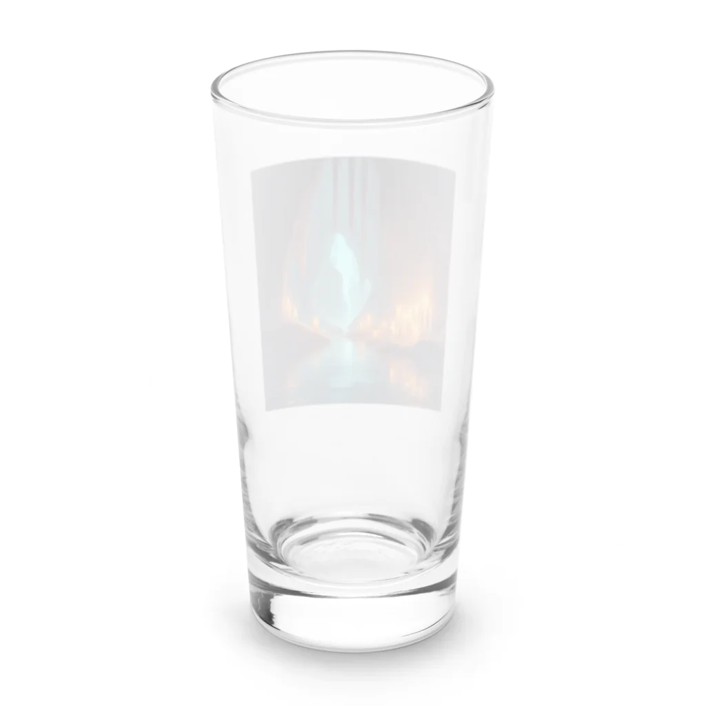 G7のショップの幻想の灯り 洞窟のキャンドルアートFantasia Illumination: Cave Candle Art Long Sized Water Glass :back