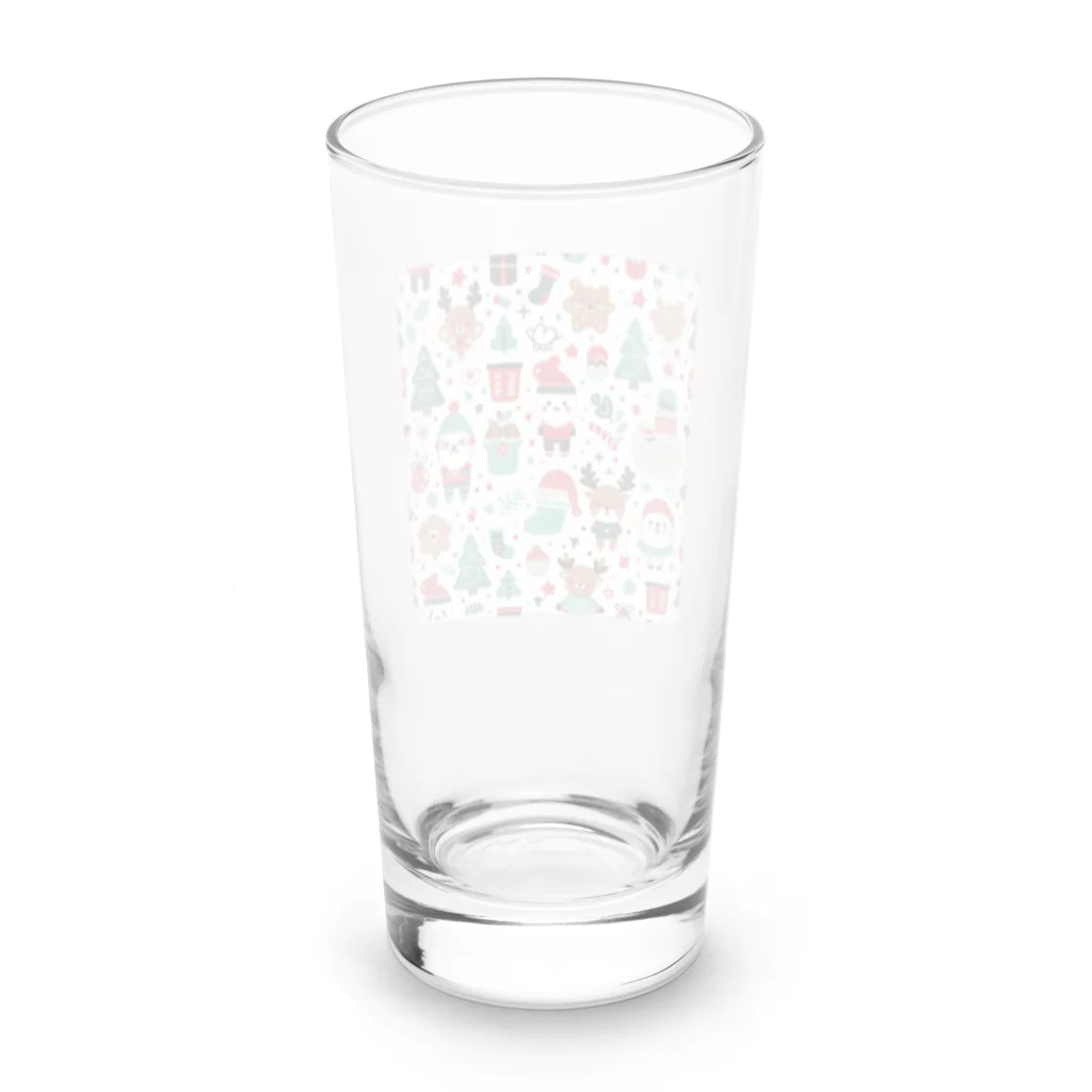 MihashiMYの可愛いクリスマスグッズ　 Long Sized Water Glass :back