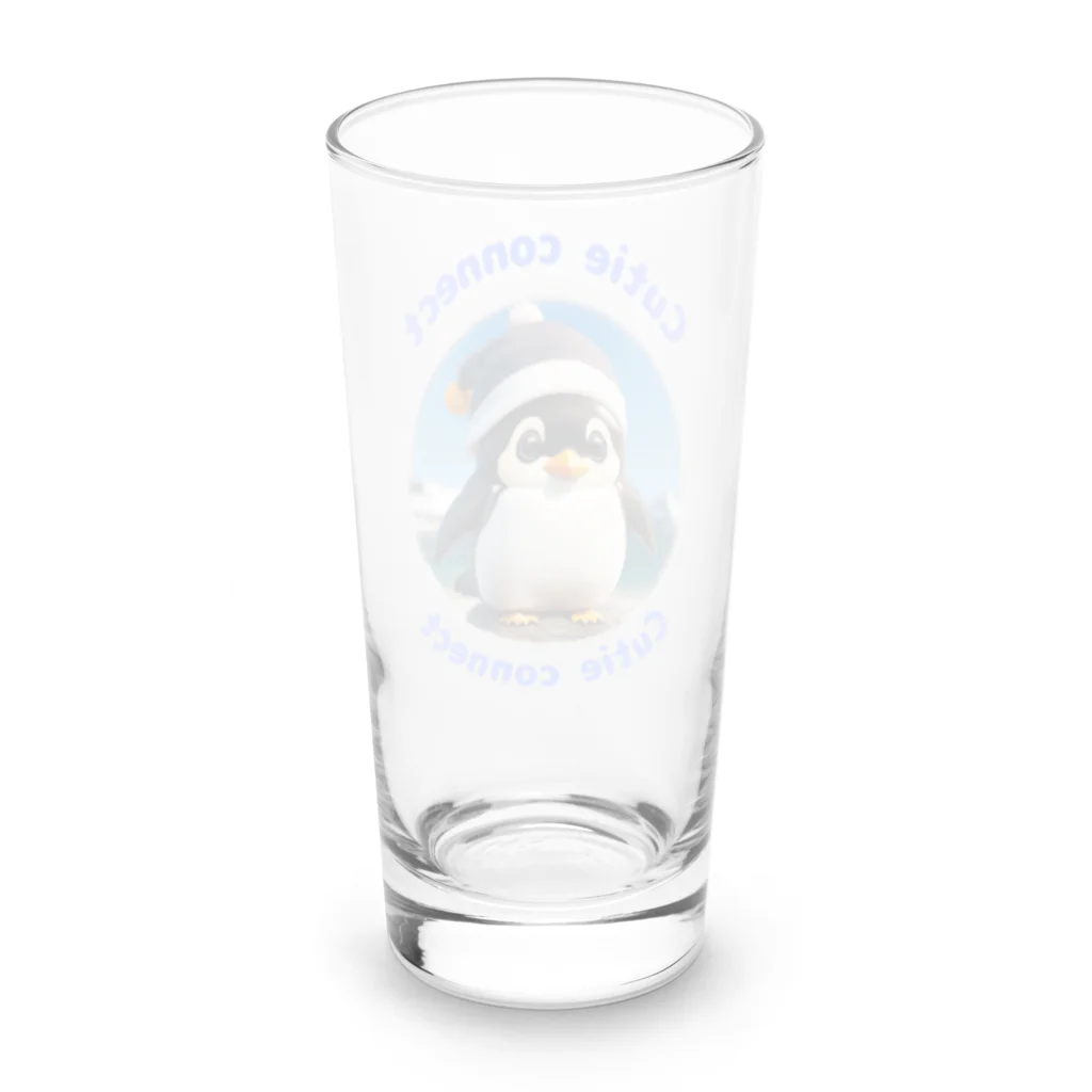 Cutie connectの帽子ペンペン Long Sized Water Glass :back