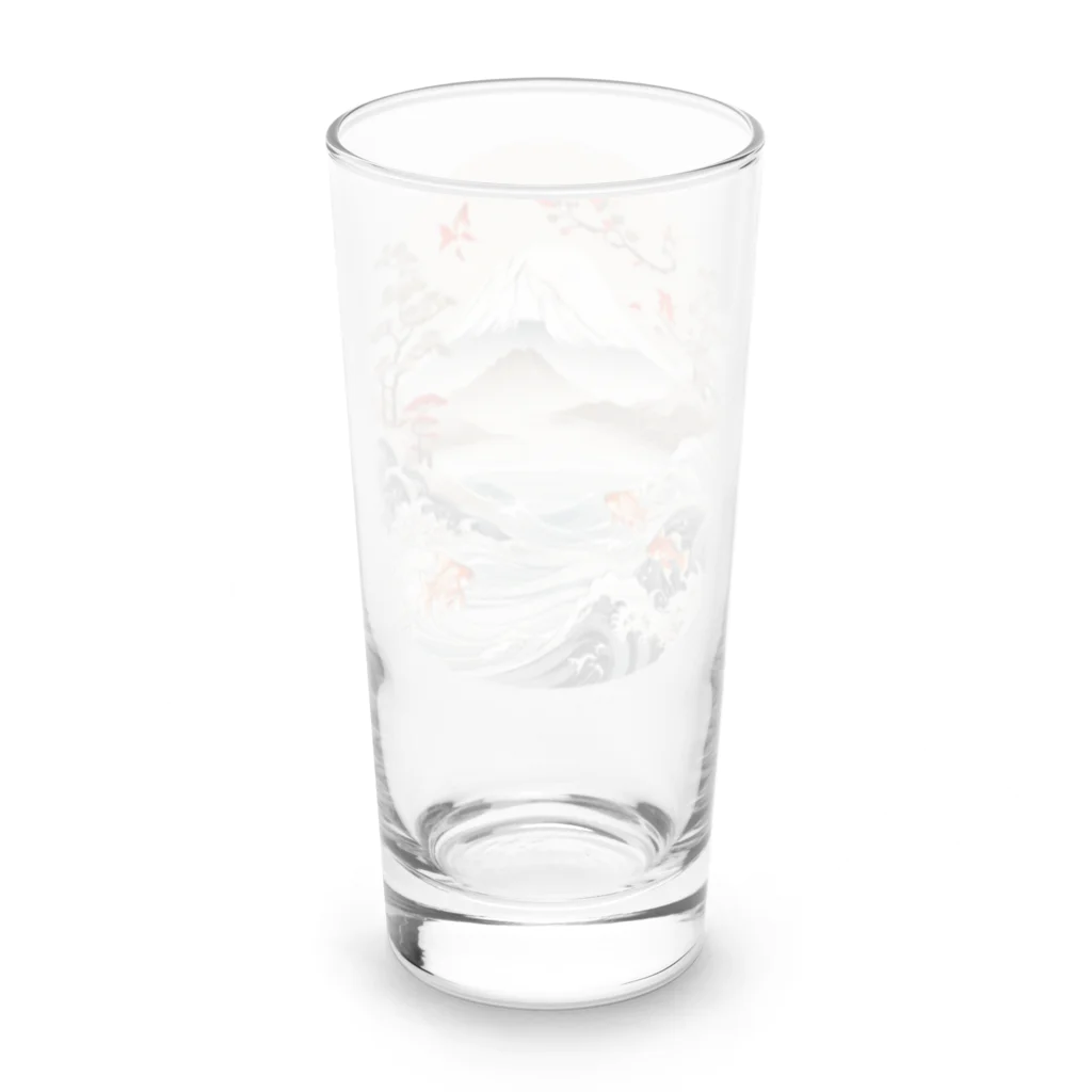 aokitaの和風のデザイン Long Sized Water Glass :back
