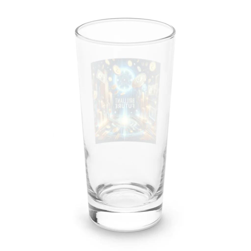 【公式】金運アップのBrilliant Futureの【公式】金運アップBrilliant Future Long Sized Water Glass :back