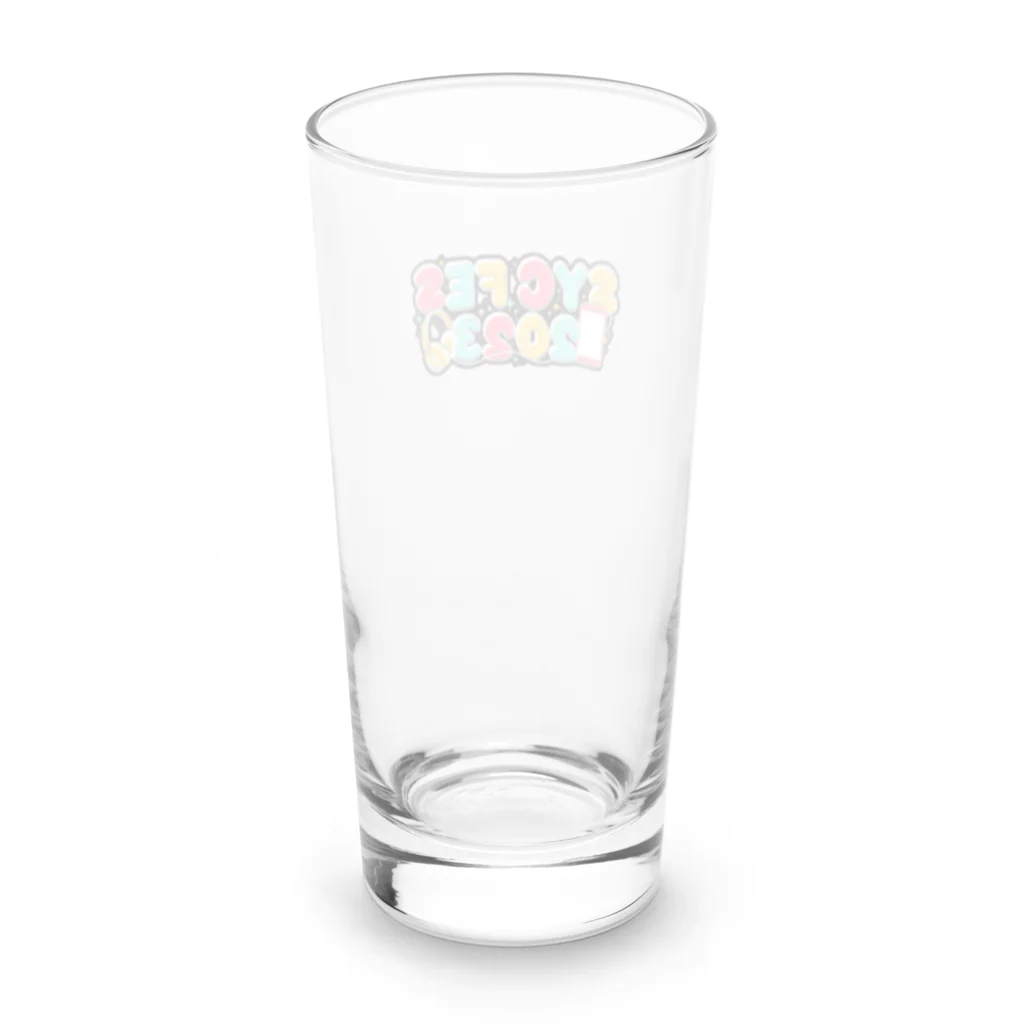 SYC FES 2023公式オンラインショップのSYC FES限定グッズ Long Sized Water Glass :back