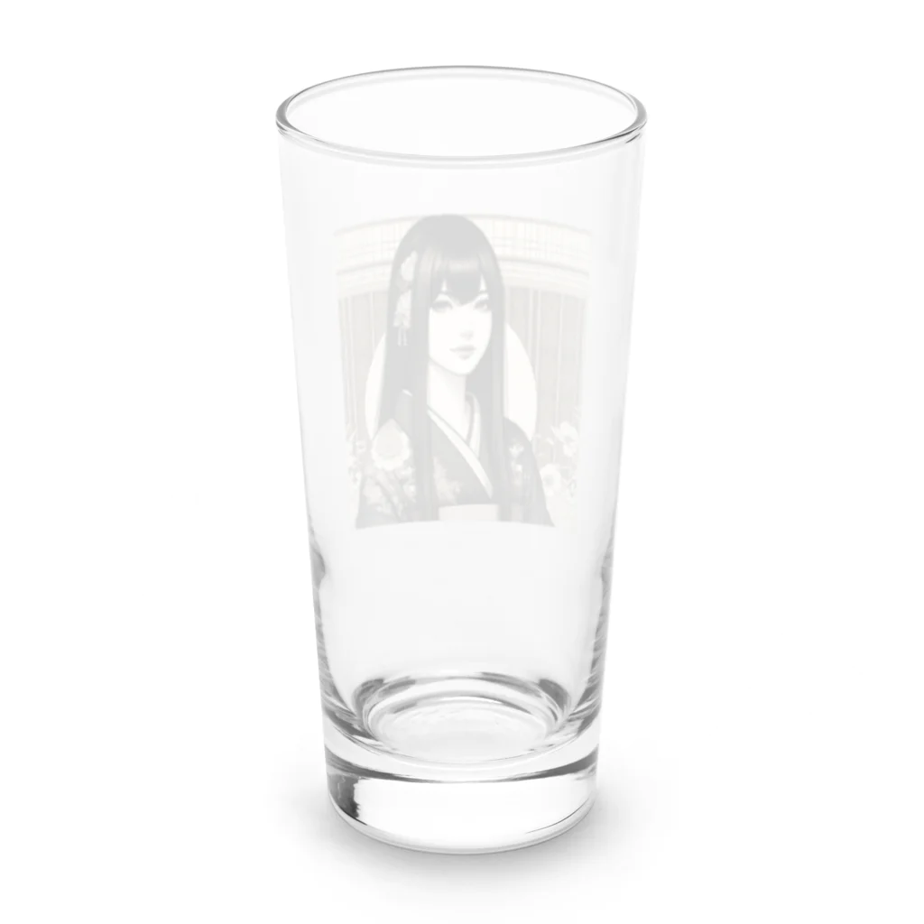 みそきなこ屋の和風美人2 Long Sized Water Glass :back