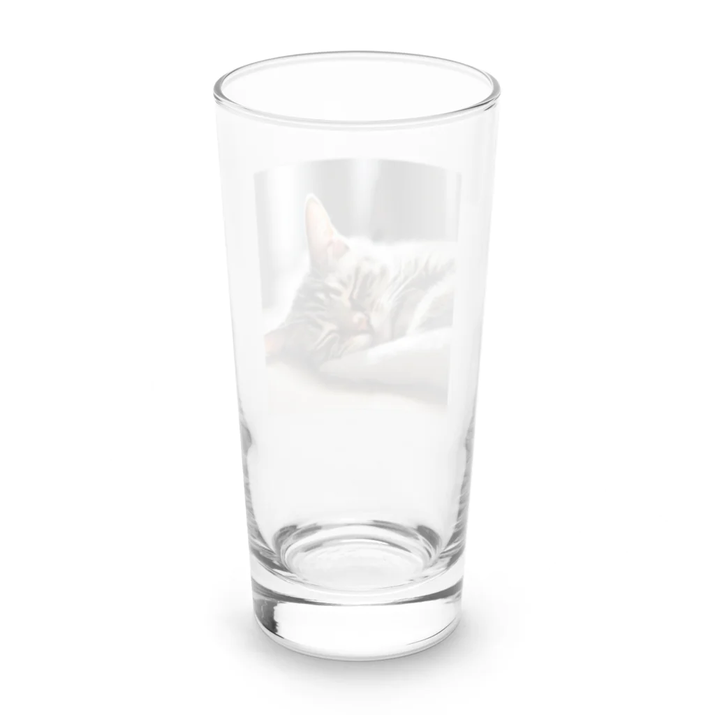 yumena_のねるねこ(寝る猫) Long Sized Water Glass :back