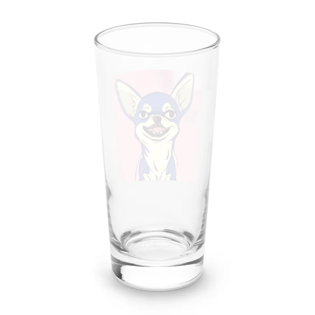 kuchibueyaのチワワ　 Long Sized Water Glass :back