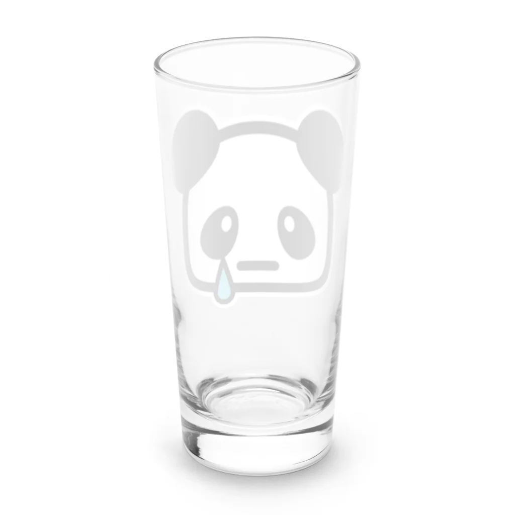 petitringo -プチリンゴ-のぱんだのロックも泣いちゃった Long Sized Water Glass :back