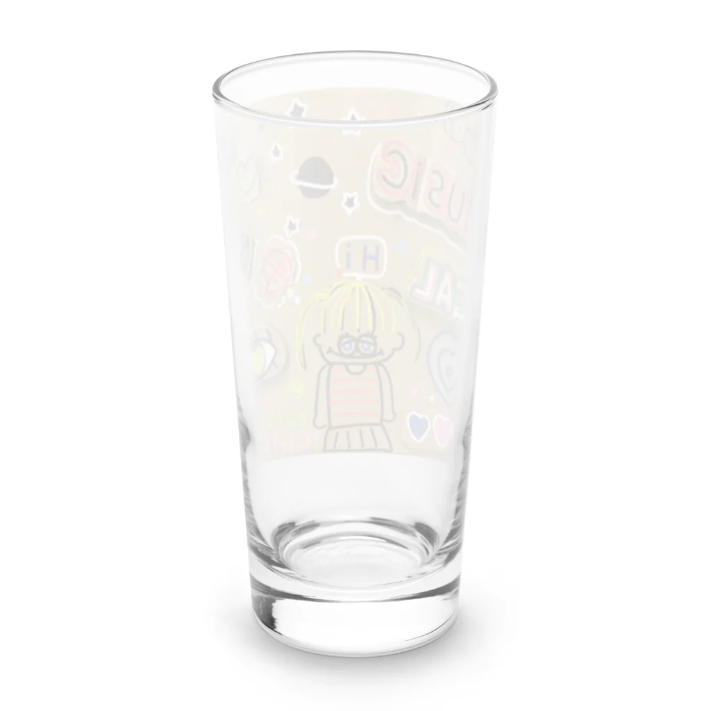flânerのSuper Happy GAL♡ Long Sized Water Glass :back