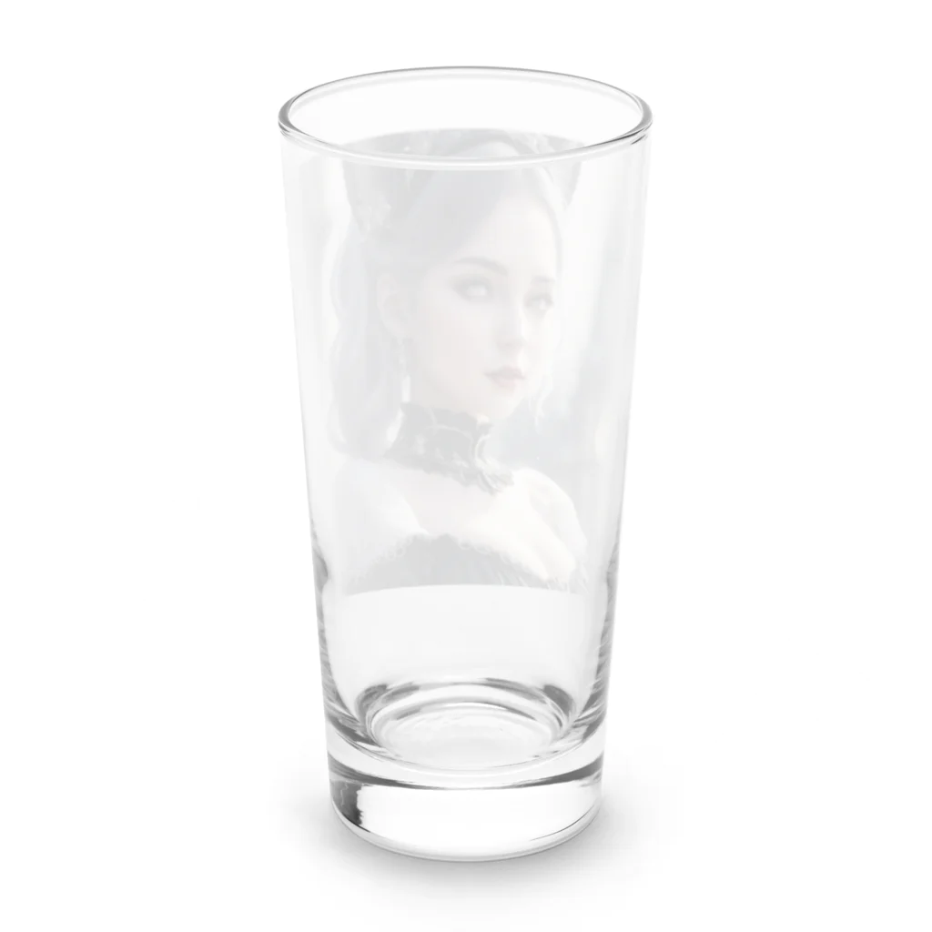 ZZRR12の「猫耳の魔女の叡智と冒険」 ： "The Wisdom and Adventure of the Cat-Eared Witch" Long Sized Water Glass :back