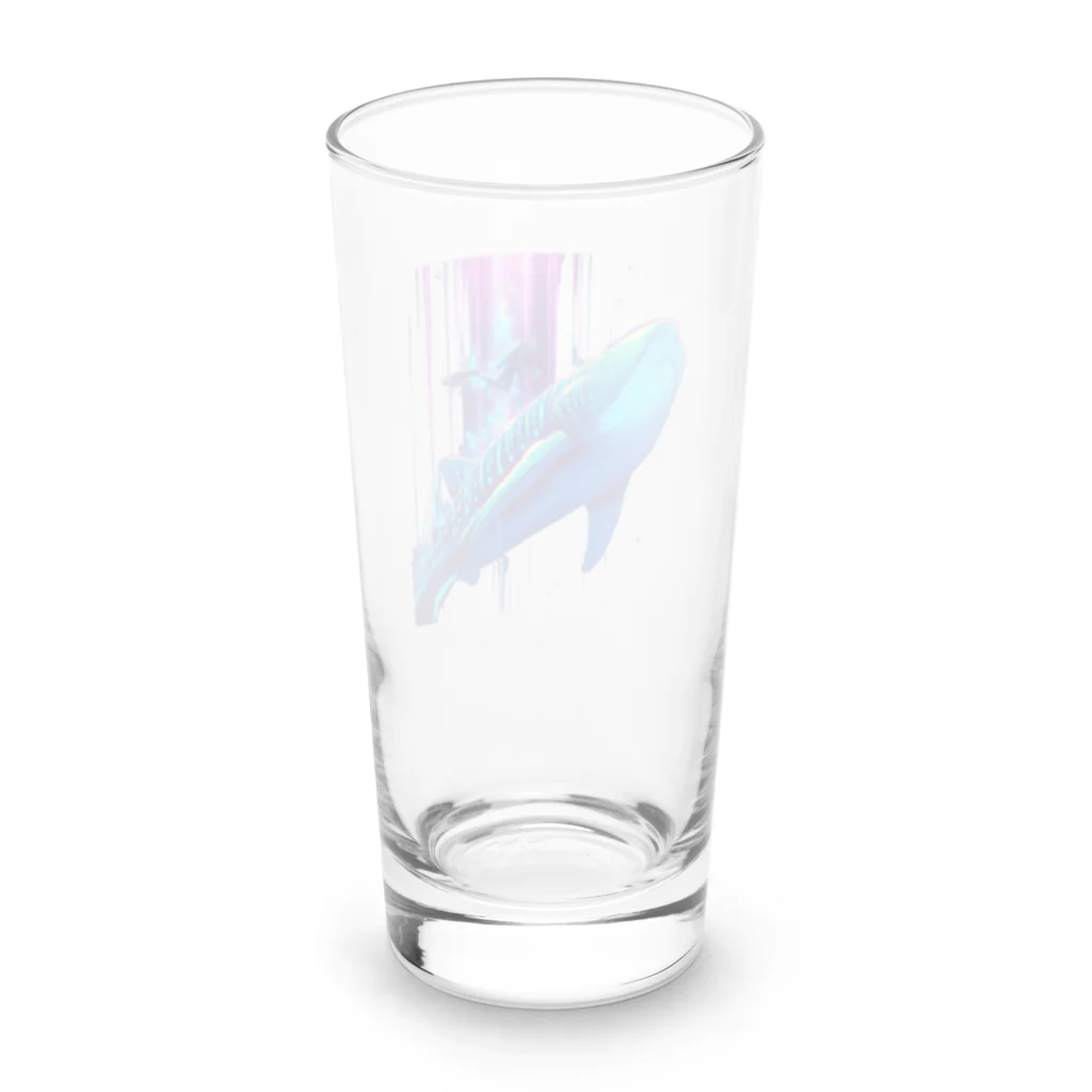 underwaterromanceのネオンジンベエザメ Long Sized Water Glass :back