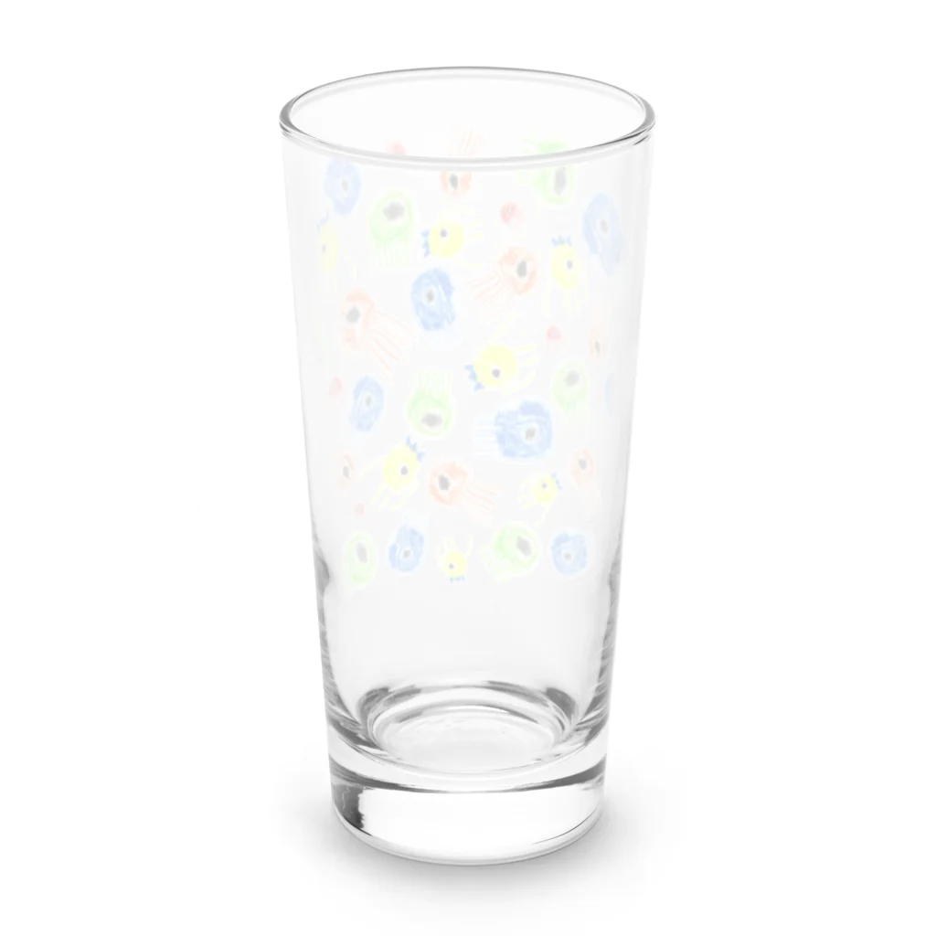 とっと屋の全面クラゲ Long Sized Water Glass :back