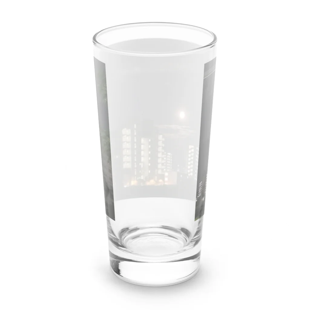 玉手箱のあんこくの街並み Long Sized Water Glass :back