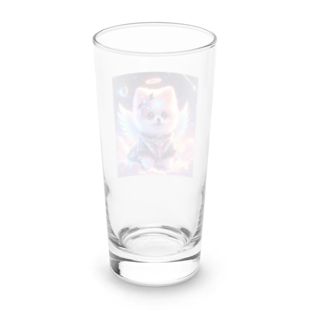 Pom-Dog'sのプリティーエンジェル　ポメラニアン Long Sized Water Glass :back