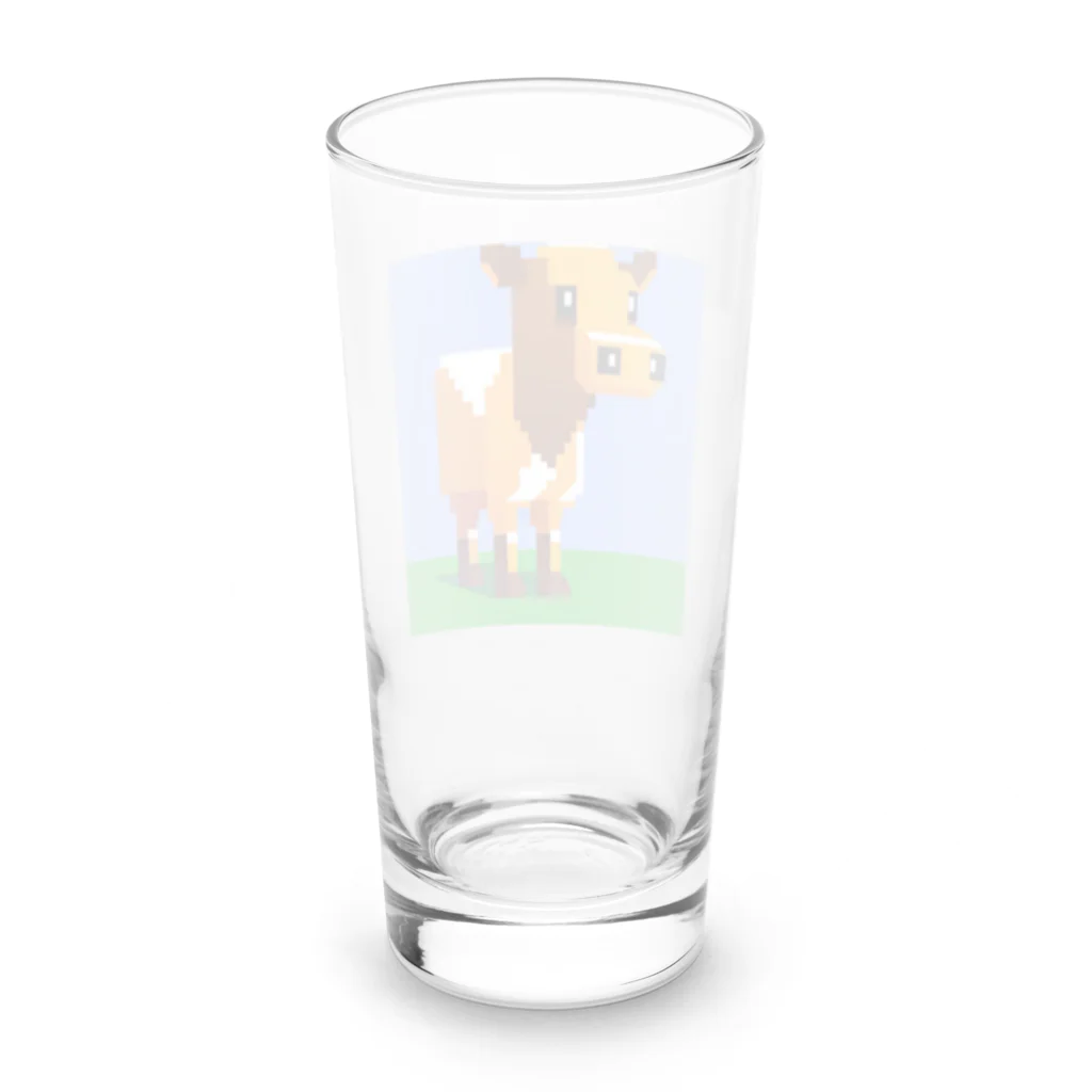 妖怪 白狐堂にようこその件の牛 Long Sized Water Glass :back