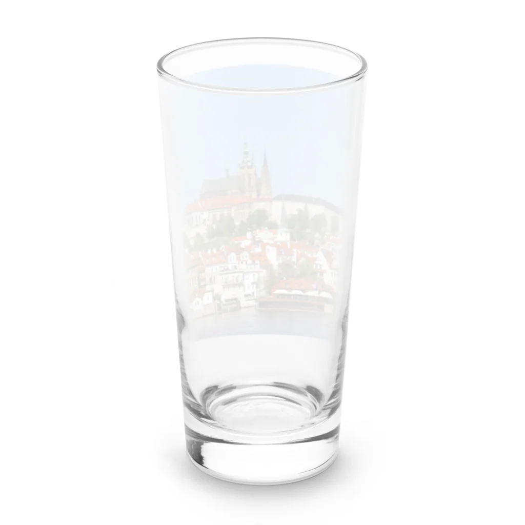 bitpiyoのプラハ城 Long Sized Water Glass :back