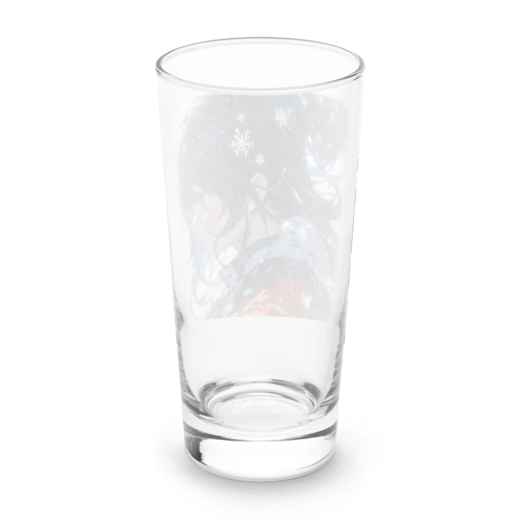 yokogao_styleの冬の横顔 Long Sized Water Glass :back