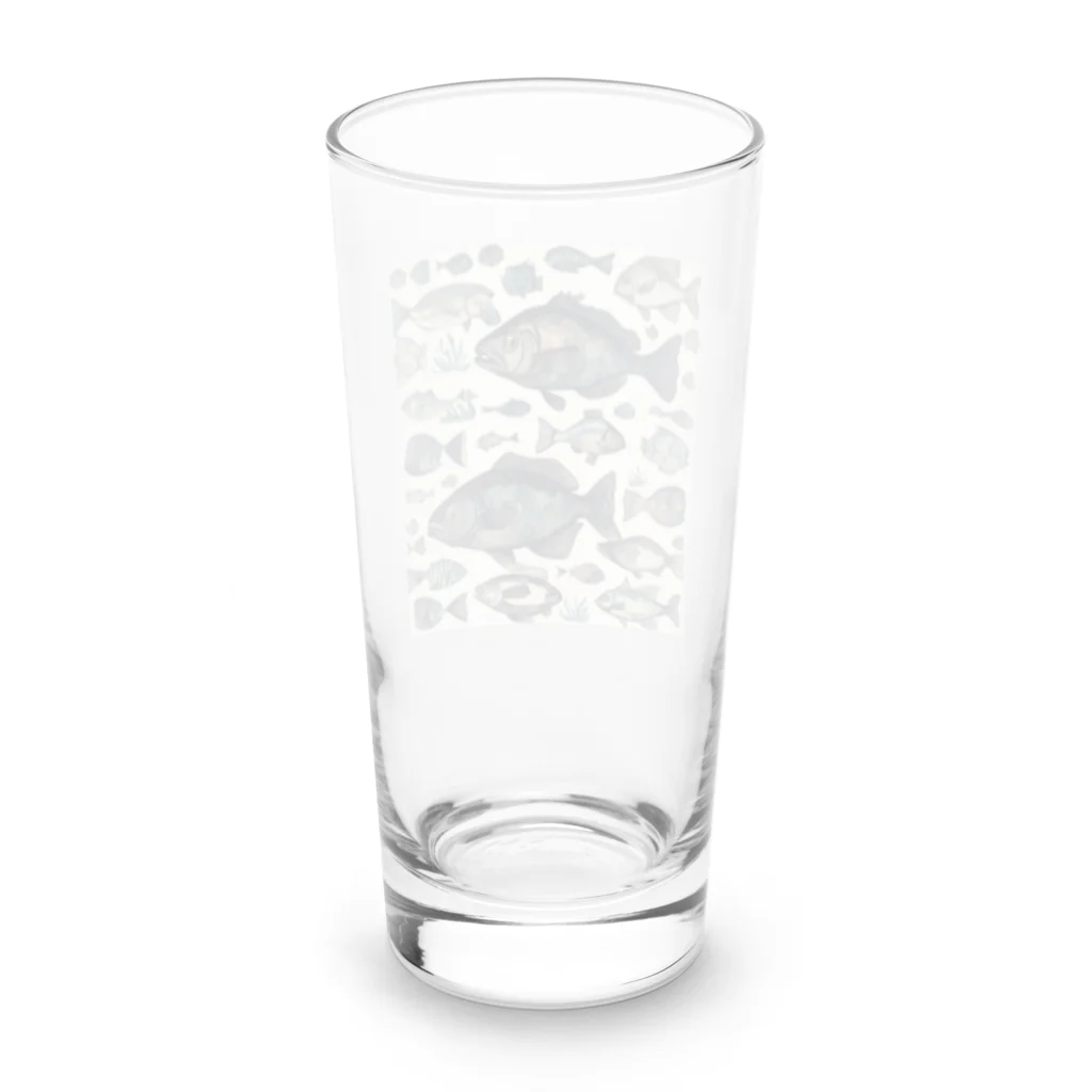 かずのこの魚グッズ Long Sized Water Glass :back