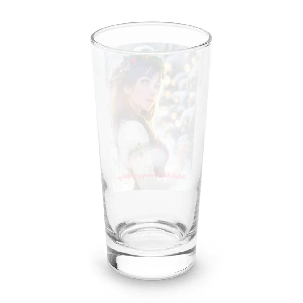💖宇宙整体♪🌈♪こころからだチャンネル♪💖のDedicate love to convey your feelings Long Sized Water Glass :back