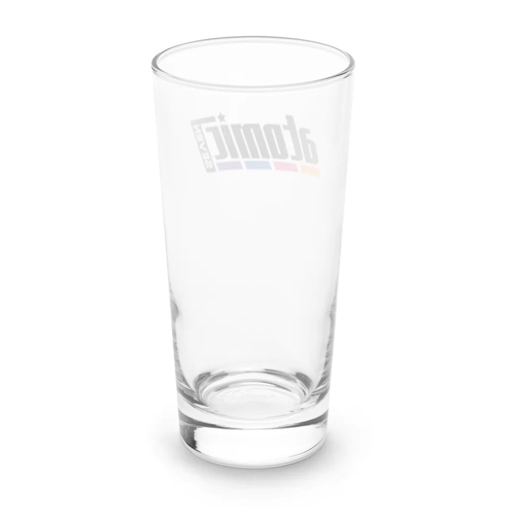 atomic7の【ロンググラス】atomic7 （ロゴ） Long Sized Water Glass :back