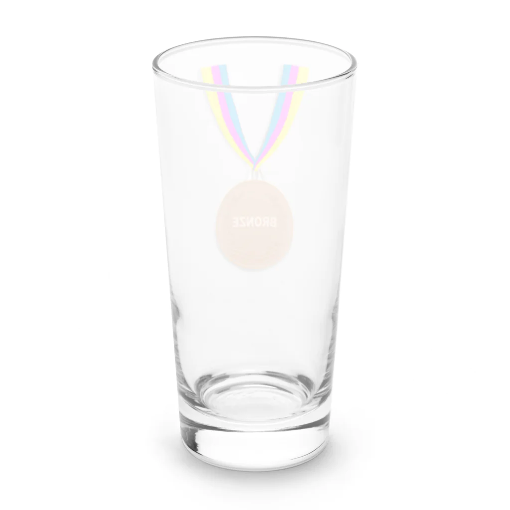 kazu_gの銅メダルＴシャツ Long Sized Water Glass :back