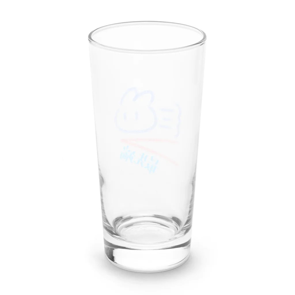 holiday of catsの最先端うさぎさん Long Sized Water Glass :back