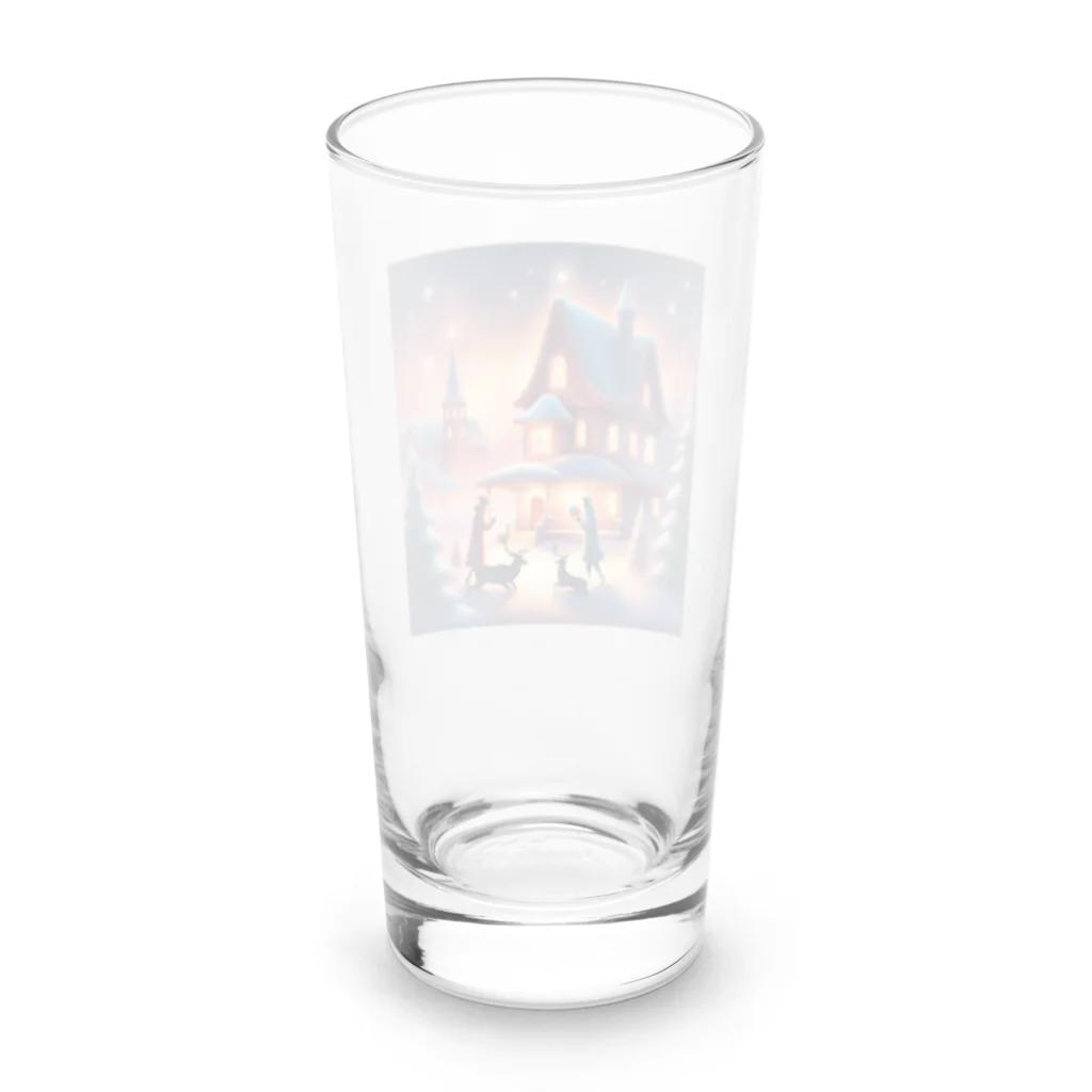 crayon2chanのクリスマスグッズ Long Sized Water Glass :back