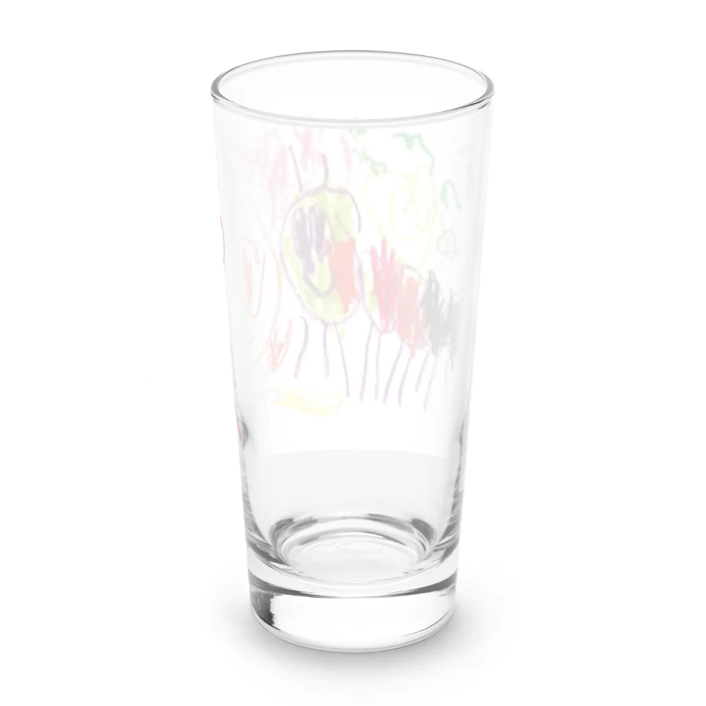 みーみちゃんのお店のみーみちゃんのあおむし Long Sized Water Glass :back