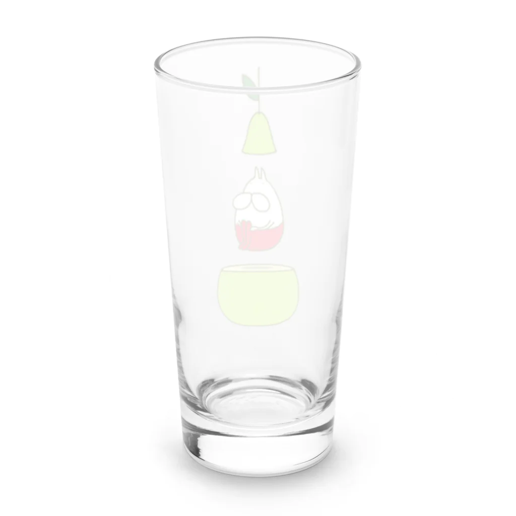 くらきち ONLINE SHOPのねこタイツと洋ナシ Long Sized Water Glass :back