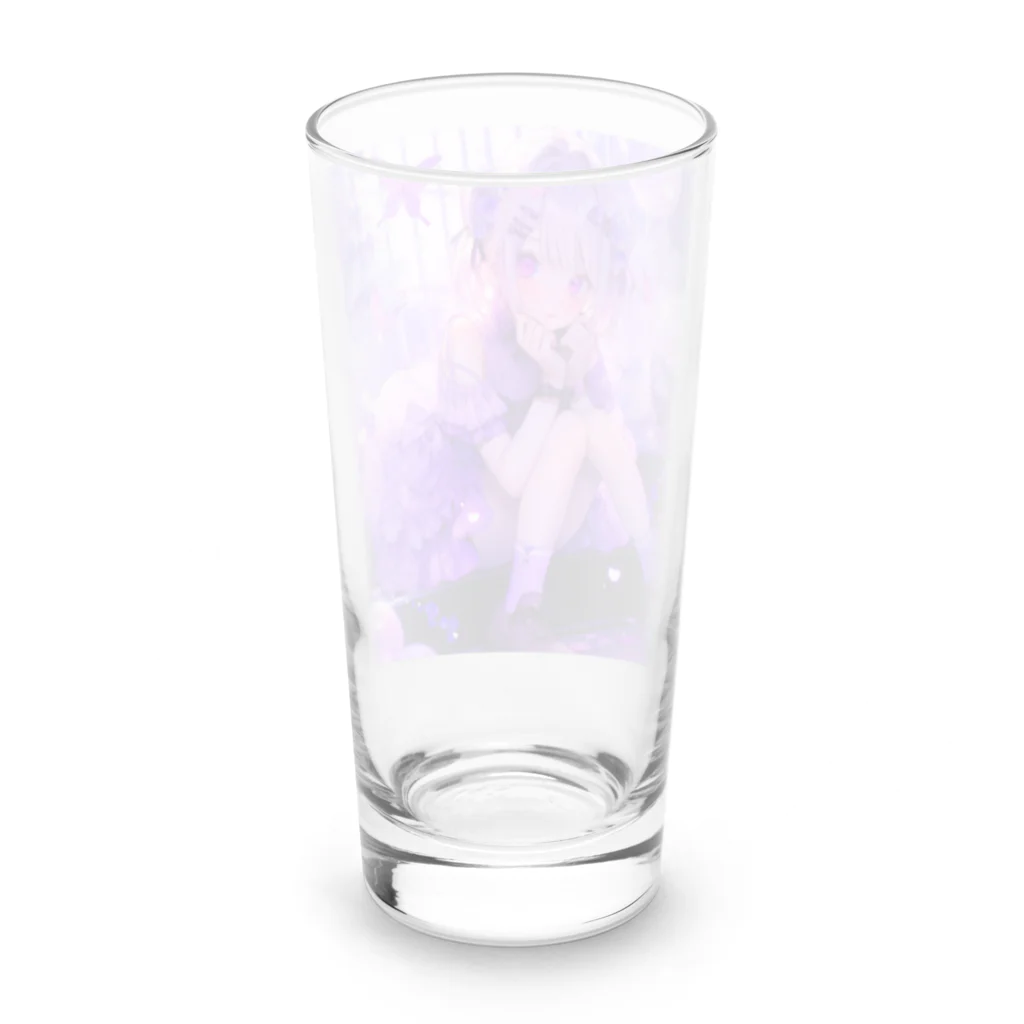 エクレア【eclair】AIイラスト×オリジナルグッズのゴシック少女 Long Sized Water Glass :back