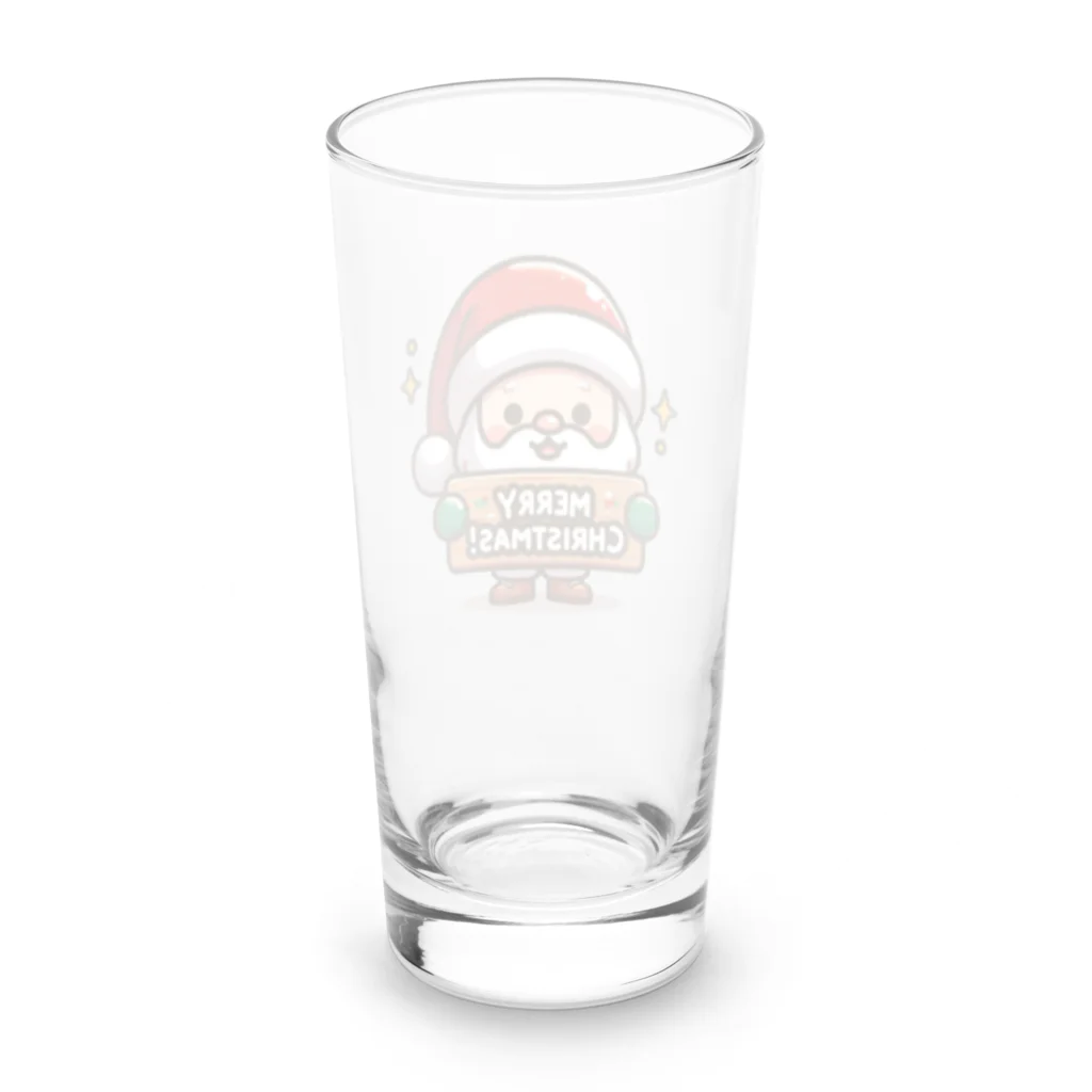 mitsu5872のサンタの陽気なクリスマスコレクション Long Sized Water Glass :back