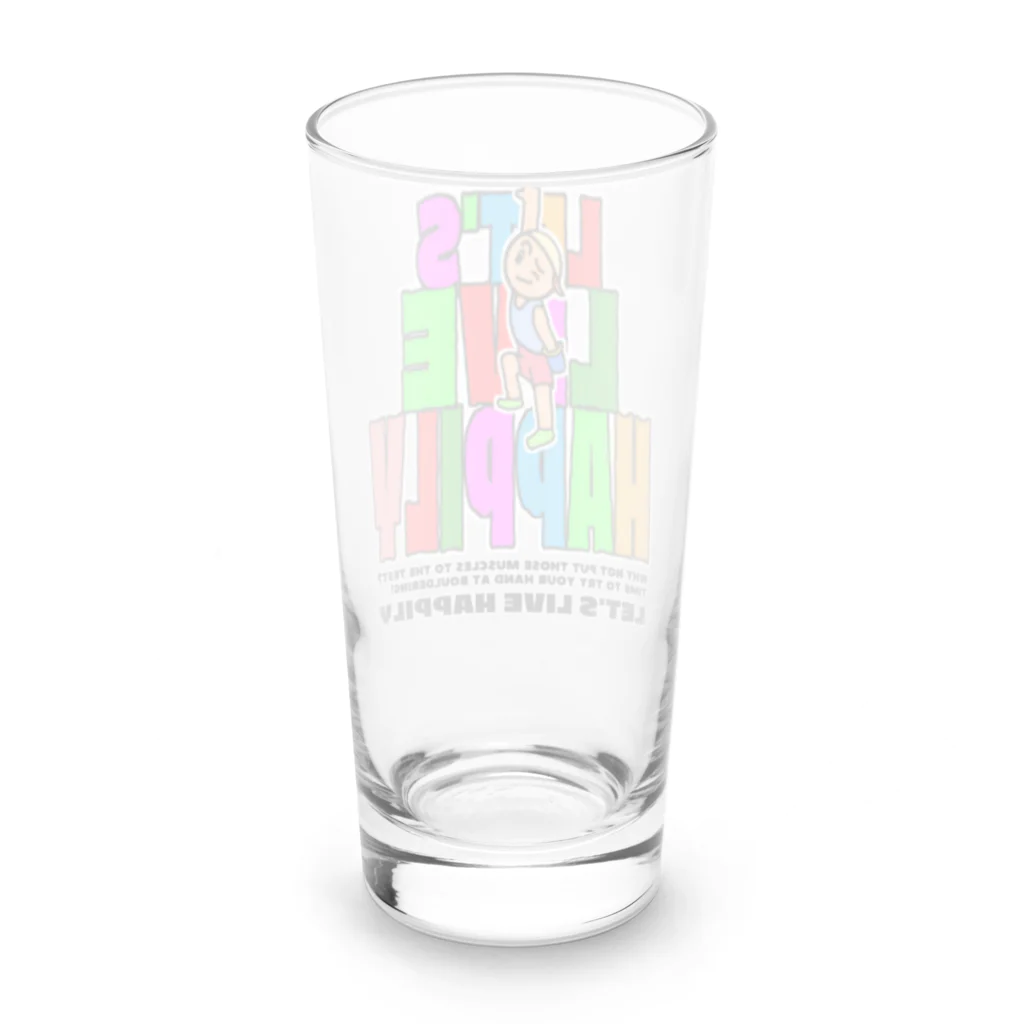 kazu_gの楽しく生きよう！（ボルダリング） Long Sized Water Glass :back