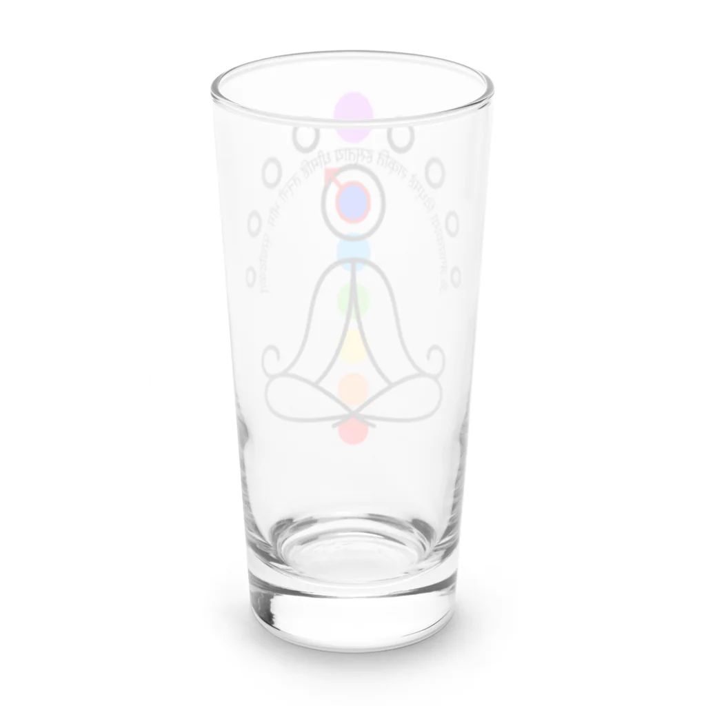 CyberArmadilloの火星のガヤトリマントラ Long Sized Water Glass :back