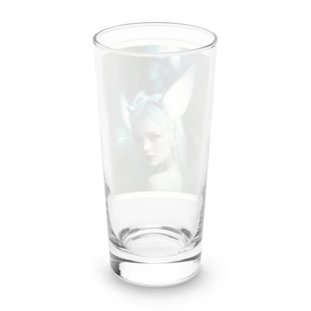 ZZRR12の夜空に響く猫耳の星の歌姫 Long Sized Water Glass :back