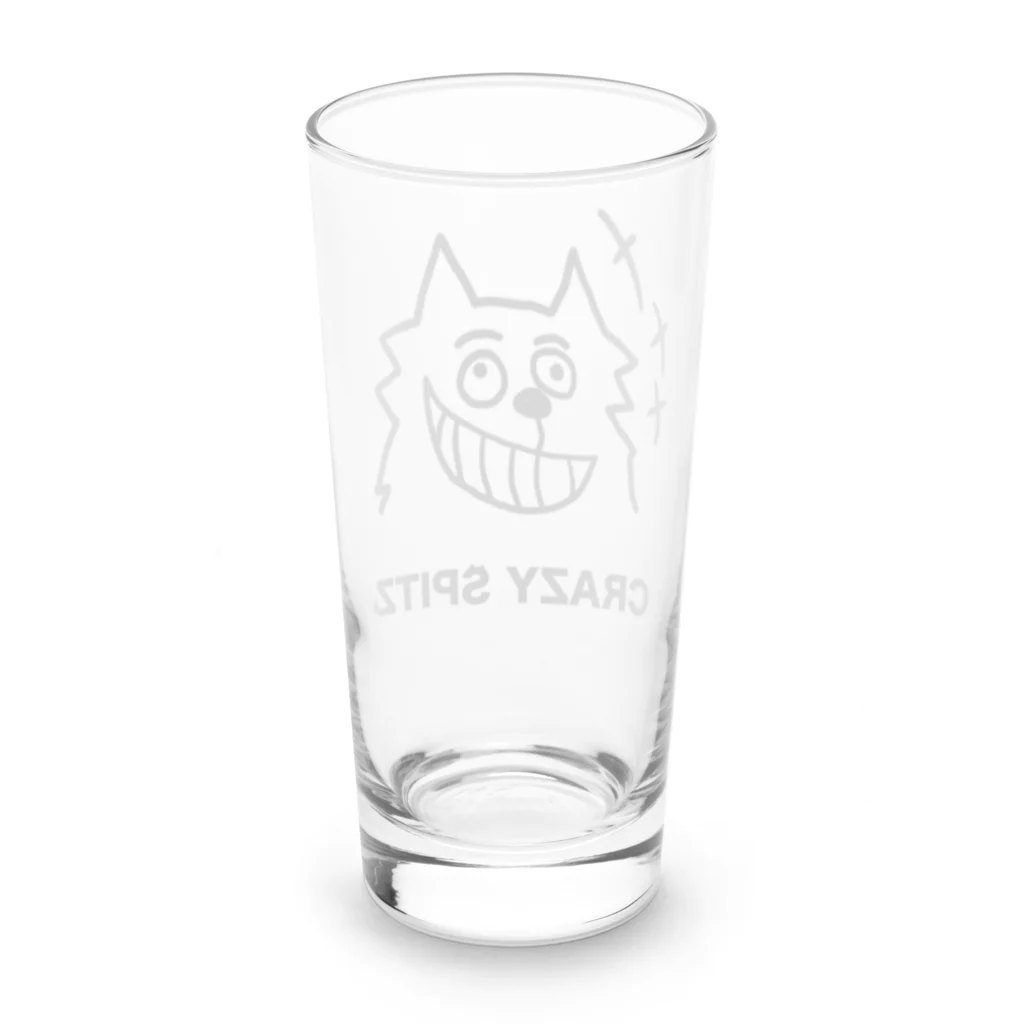 ehime@けだま&もち＆すみのCRAZY SPITZ「HA HA HA」 Long Sized Water Glass :back