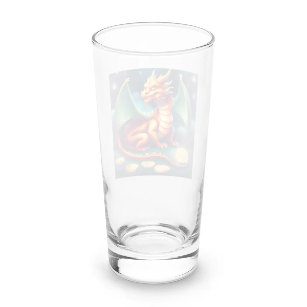 kohapapa1223の龍　金運アップ　干支 Long Sized Water Glass :back