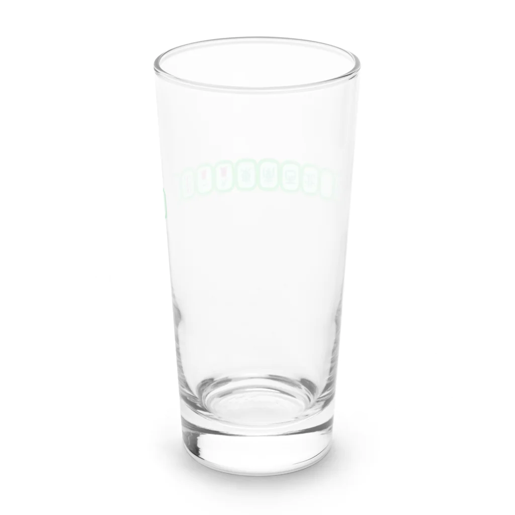 翠笑宴のさかさま国士無双ちゃん Long Sized Water Glass :back