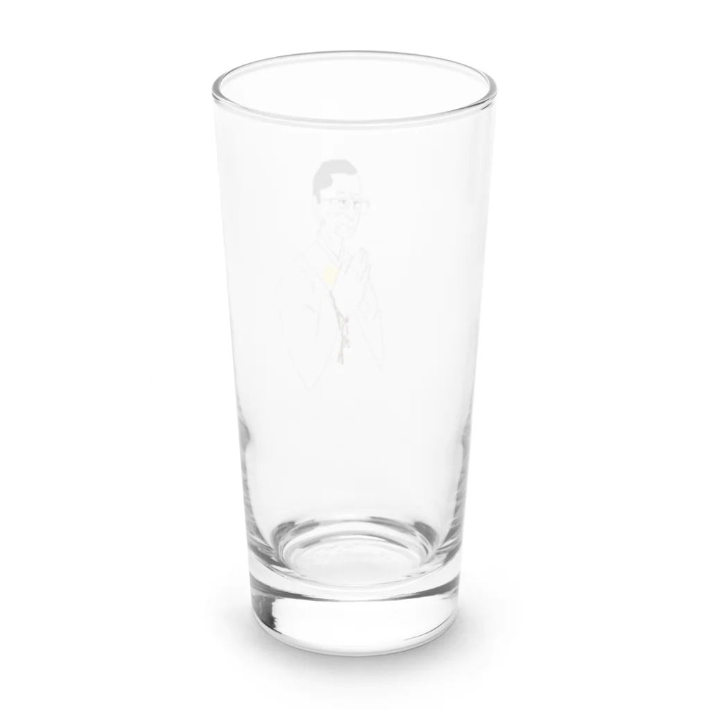 ポケットの副住職さん Long Sized Water Glass :back