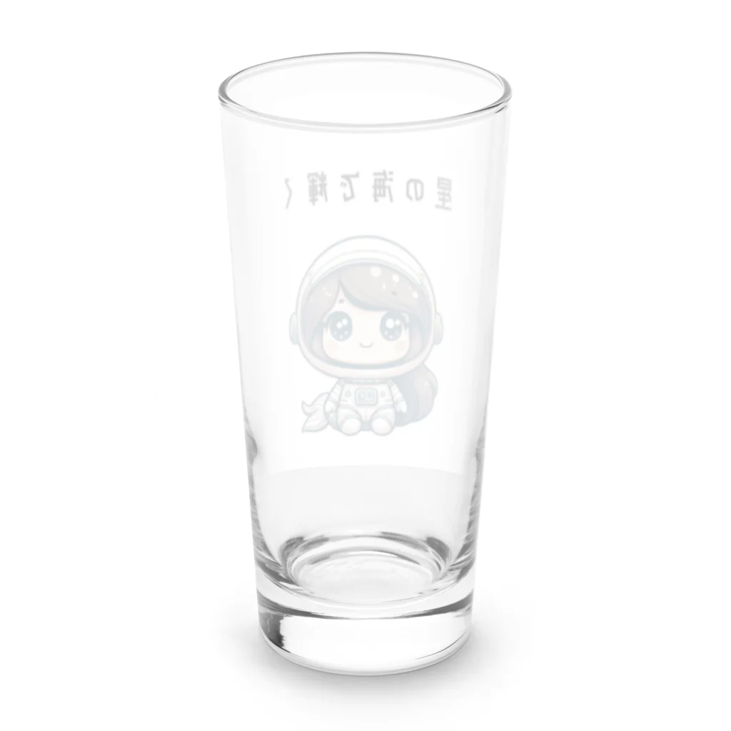 ビーナスキュートちゃんの宇宙のマーメイド Long Sized Water Glass :back