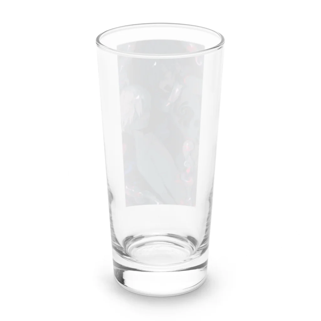 死は救済の胎内に還ろう Long Sized Water Glass :back