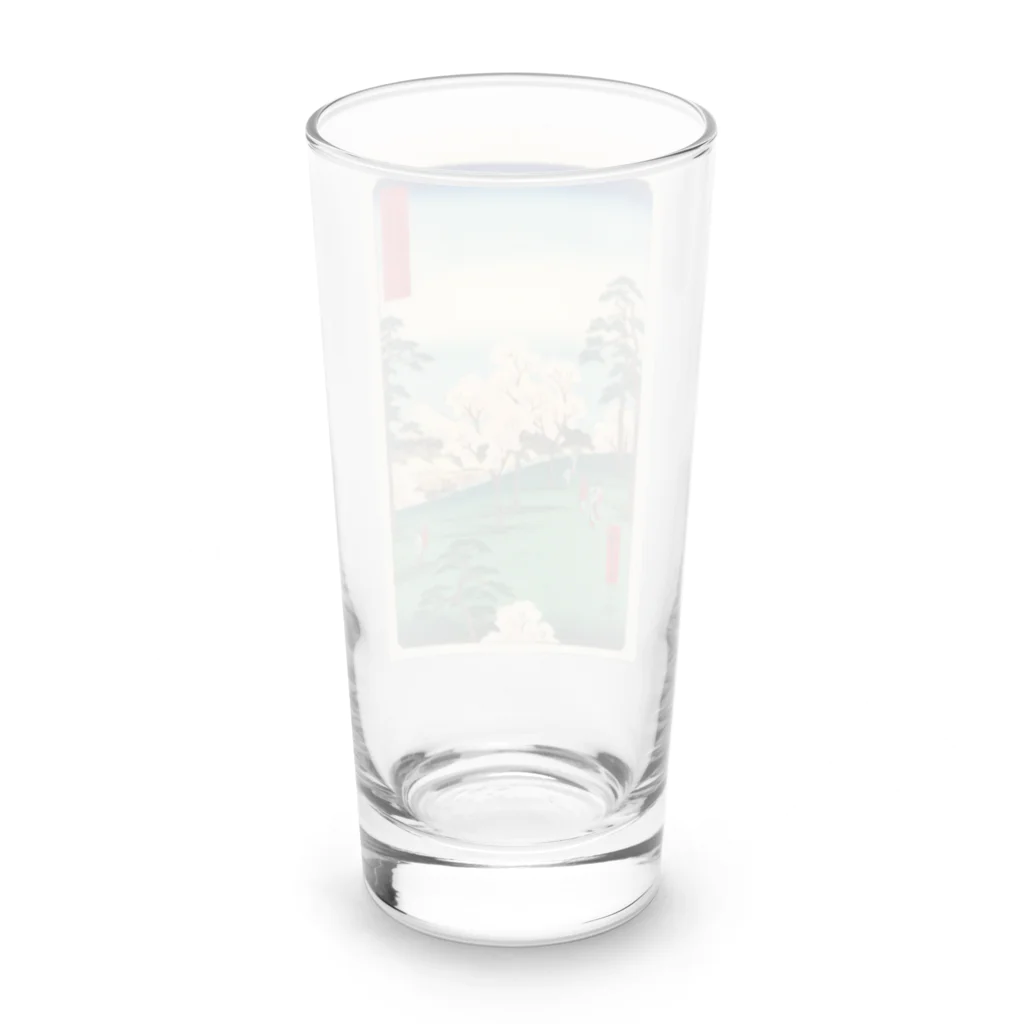 浮世絵屋の広重「冨二三十六景⑧　東都あすか山」歌川広重の浮世絵 Long Sized Water Glass :back