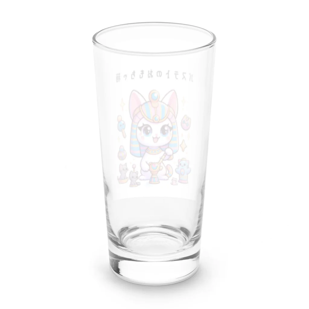 ビーナスキュートちゃんの神猫の遊び時間 Long Sized Water Glass :back