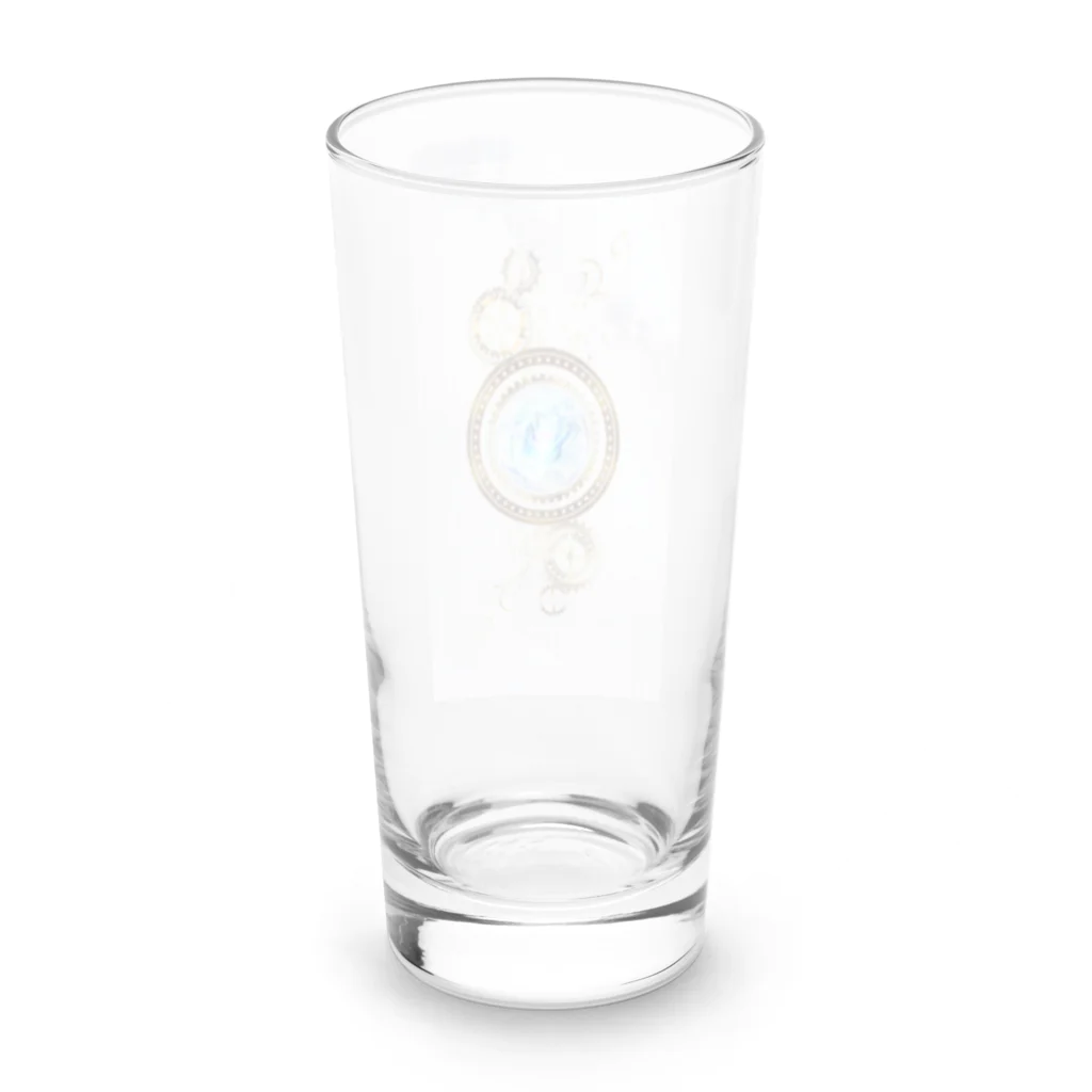 Δray☆storeの透明薔薇の火 (白・表) Long Sized Water Glass :back