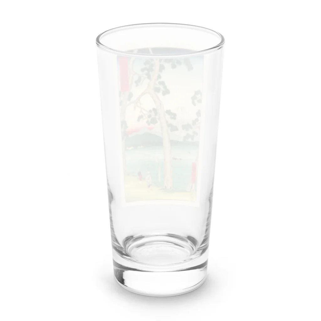 浮世絵屋の広重「冨二三十六景㉕　東海堂左り不二」歌川広重の浮世絵 Long Sized Water Glass :back