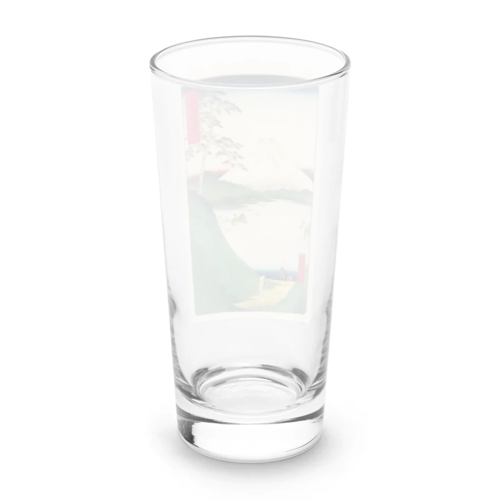 浮世絵屋の広重「冨二三十六景㉚　甲斐御坂越 」歌川広重の浮世絵 Long Sized Water Glass :back