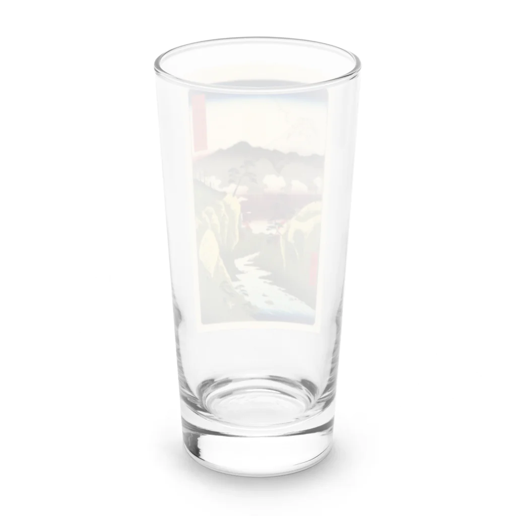 浮世絵屋の広重「冨二三十六景㉜　甲斐犬目峠」歌川広重の浮世絵 Long Sized Water Glass :back