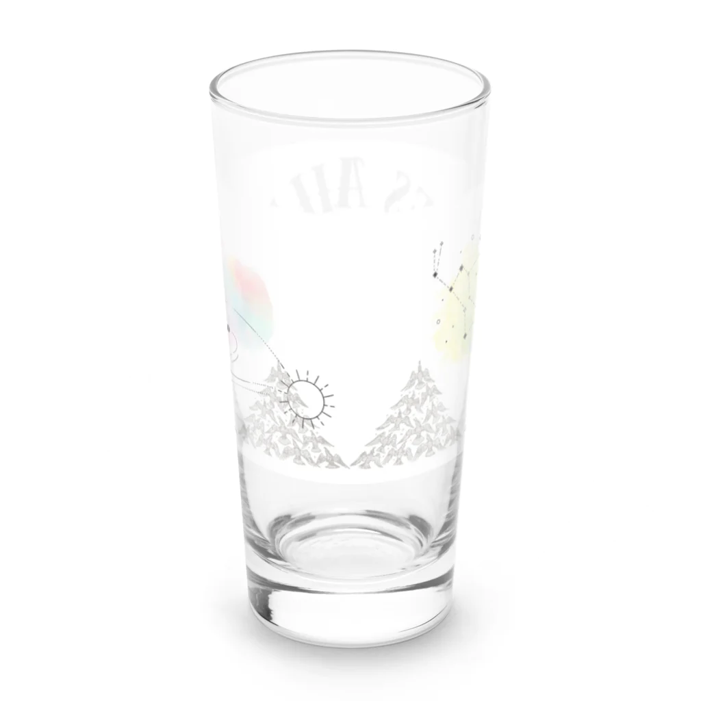 KOMARUの翼耳うさぎ Long Sized Water Glass :back