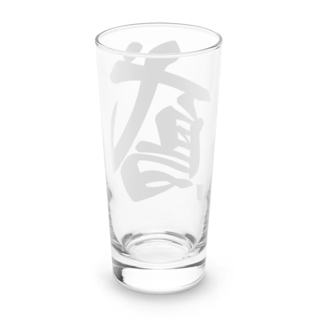 着る文字屋の鳶 Long Sized Water Glass :back