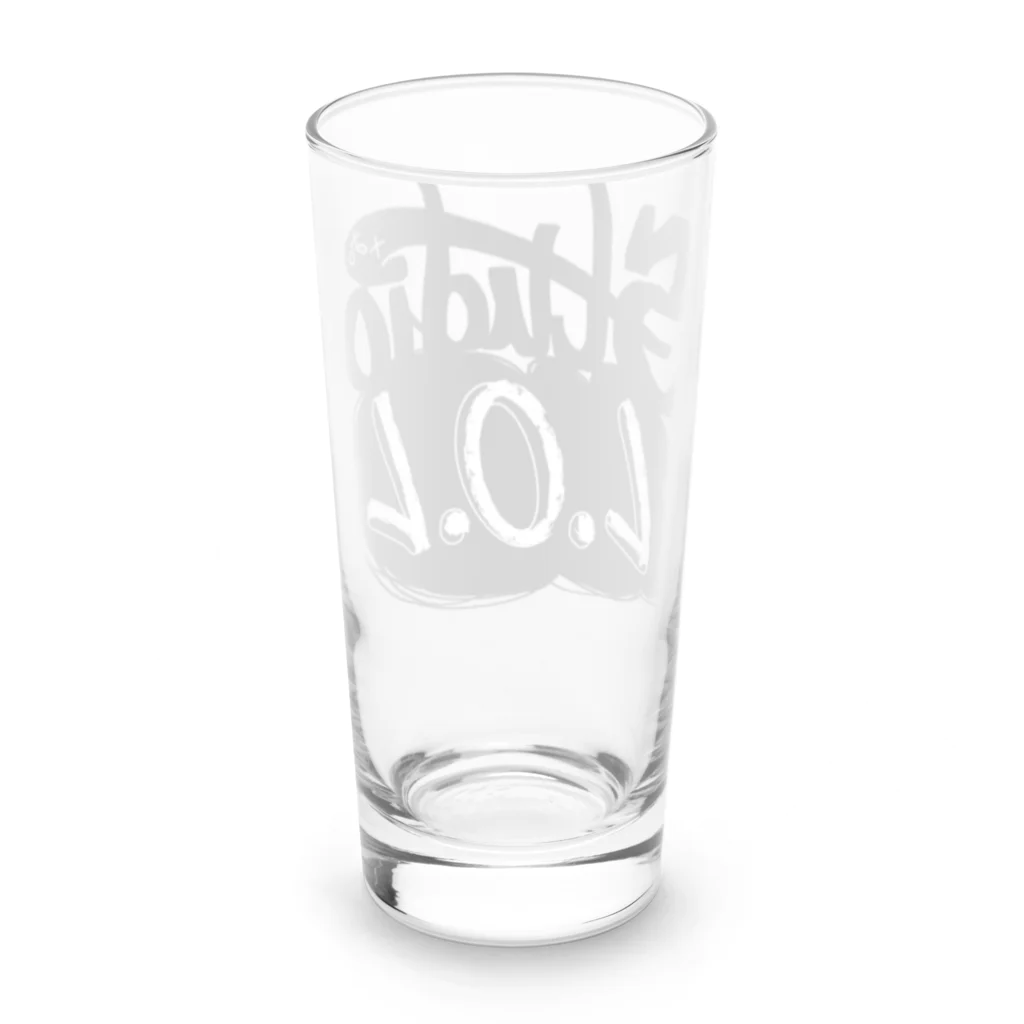 Studio L.O.LのStudio L.O.L モノクロロゴ Long Sized Water Glass :back