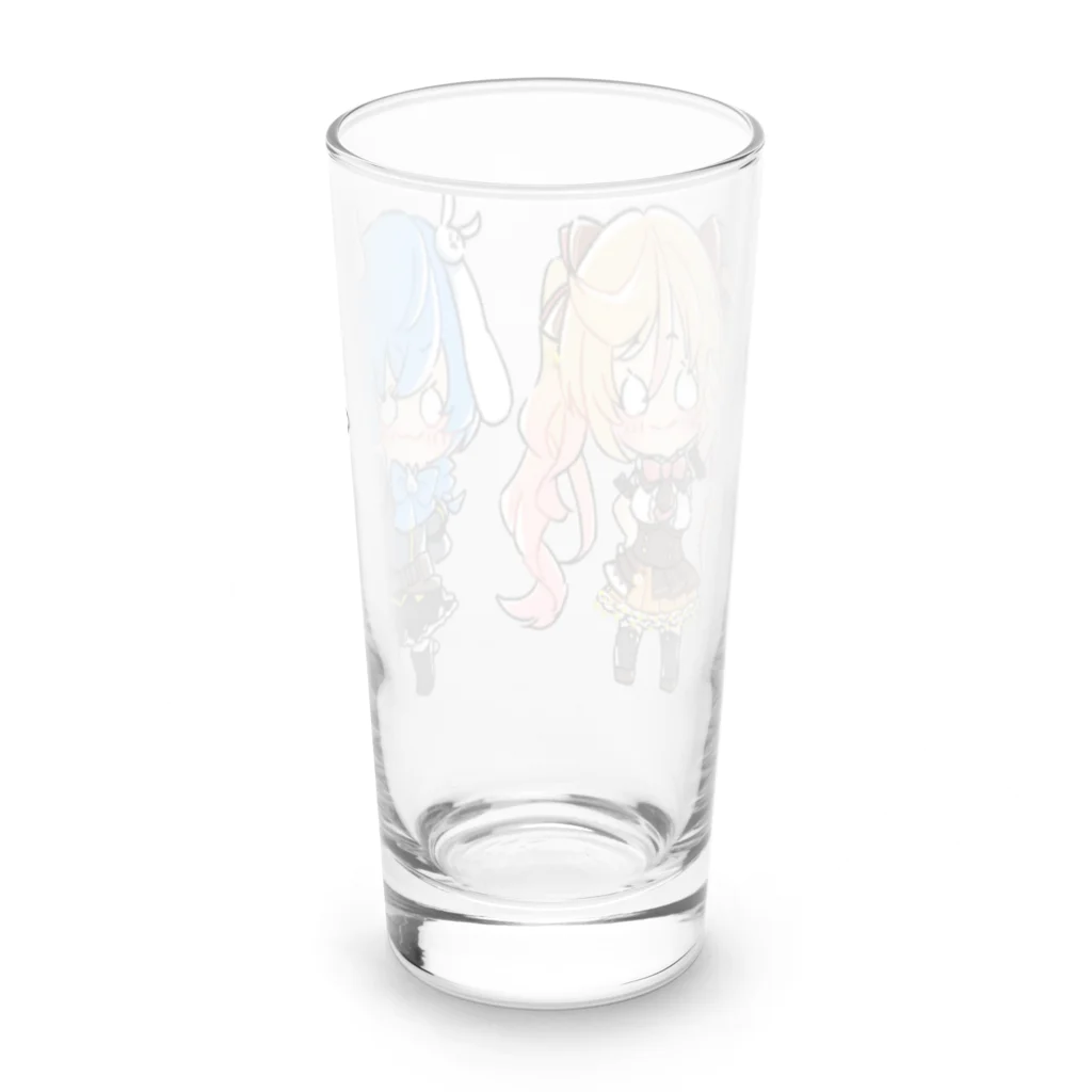 usabit.のぐっず屋さんのななゆ+うさぎガンマン Long Sized Water Glass :back