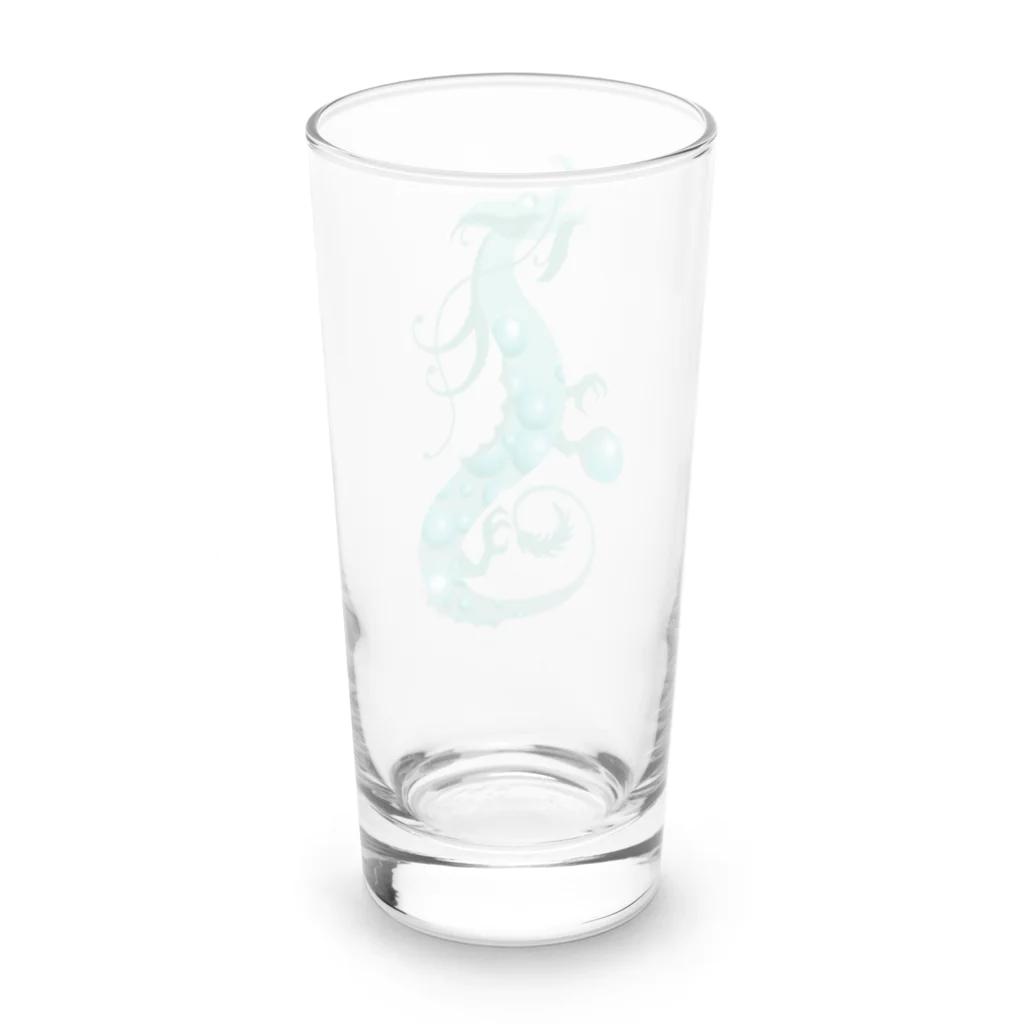 Sparkle＆Artのターコイズドラゴングラス（12月誕生石） Long Sized Water Glass :back